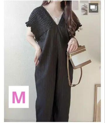 새상품 시마무라 Laxdantia 셔링 살로펫 블랙 M 사이즈