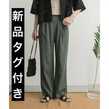 택 포함 새상품 어반 리서치 도어즈 린넨 레이온 이지 팬츠 그린 S