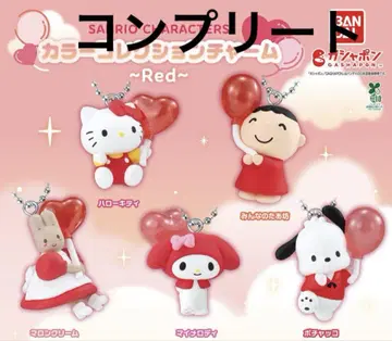 산리오 캐릭터즈 컬러 컬렉션 참 Red 컴플리트