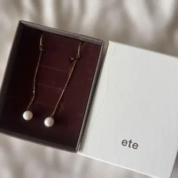 ete 롱 체인 귀걸이