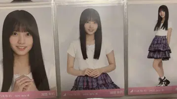 노기자카46 우미베 아카리 프릴 미니 스커트 브로마이드 컴프