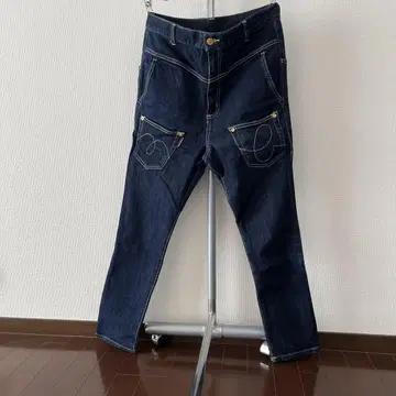 메르시 보크 뒤로 앞 팬츠 데님