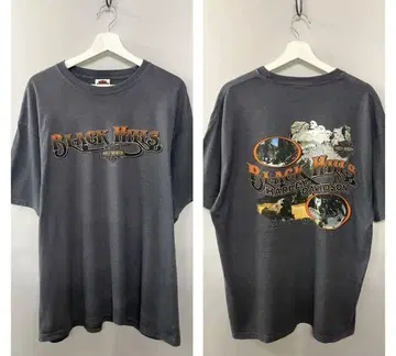 빈티지 HARLEY-DAVIDSON 티셔츠 BLACK HILLS