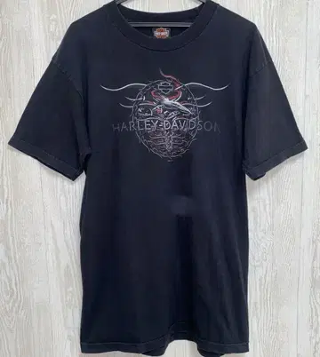 할리데이비슨 티셔츠 MADE IN USA 블랙 L
