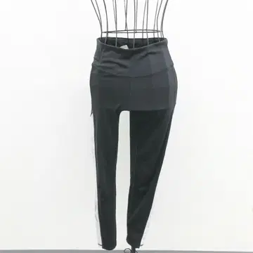 리복 스패츠 블랙 브랜드 로고 스포츠 운동 허리밴딩