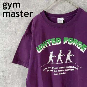 gym master UNITED FORCE 티셔츠 퍼플 반팔 XL 사이즈