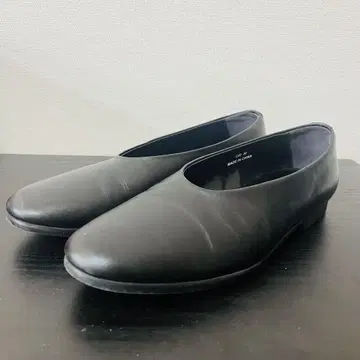 HARE 하레 슬립온 블랙 가죽
