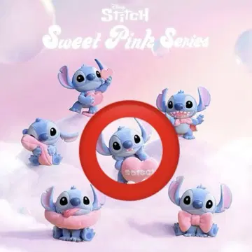스티치 52toys 스위트 핑크 시리즈