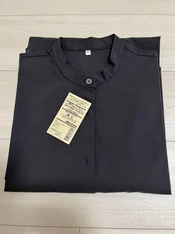 [미사용] MUJI 스탠드 카라 원피스 M~L