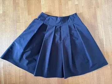 M'S GRACY 플레어 스커트 무릎 기장 코튼 혼방