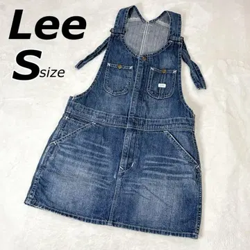 Lee 리 데님 오버롤 데님 스커트 원피스 S 다크 네이비