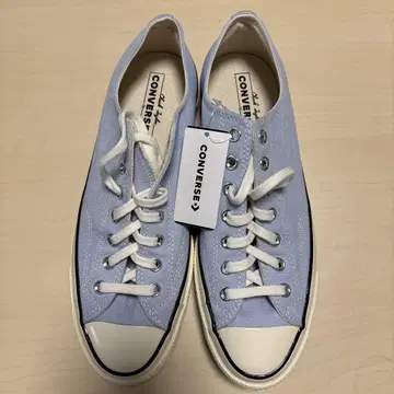 CONVERSE 척 테일러 ct70 라이트 블루 로우 컷 스니커즈