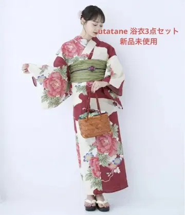 utatane 니코 앤티크 유카타 3개 세트