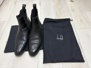 dunhill 첼시 부츠 블랙 수납 봉투 포함