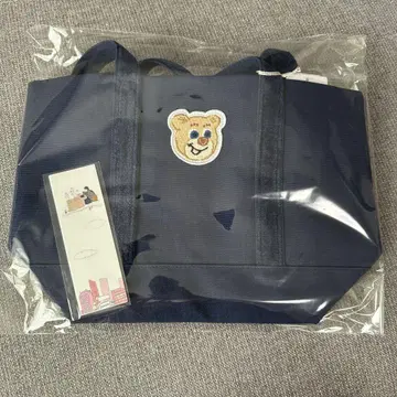 라브러리 바이 페이러 올드 테디 와펜 토트백 네이비