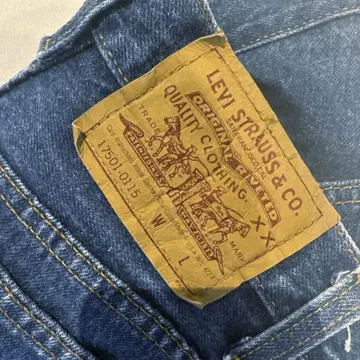90s Levi's 리바이스 17501 0115 미국산 빈티지