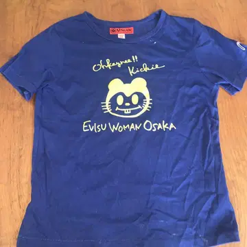 야마네 EVISU 캐릭터 티셔츠 사이즈 34