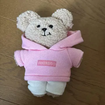 빵 밴딩 Panggom 곰 키링 봉제 인형 + 의류 BTS 테테