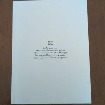 BTS BE CD 앨범 포토 카드 포함