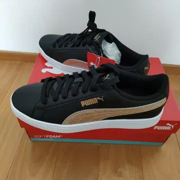 25cm 블랙 푸마 비키 V2 메탈릭 M
