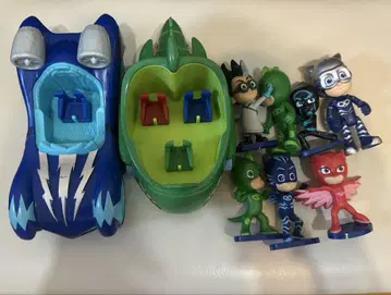 PJ Masks 파자마 액션 피규어 세트 피규어 차량