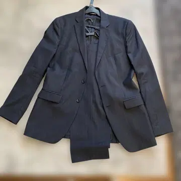 D&G 스트라이프 수트 네이비