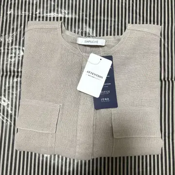 B.C STOCK 린넨 블렌드 메쉬 S S 돌먼 블루종