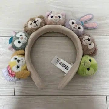 홍콩 디즈니랜드 한정판 더피 & 프렌즈 머리띠