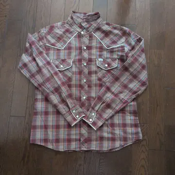 Bathing Ape 체크 무늬 플란넬 셔츠 M 사이즈