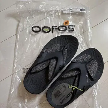 Oofos 샌들 BLACK 40 사이즈