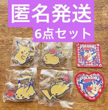PIKACHU DINER 피카츄 다이너 아크링 키링, 스티커 세트