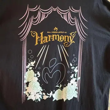 Mrs. GREEN APPLE Harmony 긴팔 티셔츠 L 사이즈