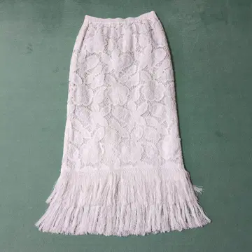 이에나 레이스 맥시 스커트