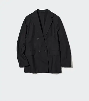 유니클로 린넨 블렌드 자켓 택 포함 미사용품