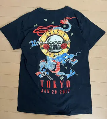 GUNS N' ROSES 2017 투어 티셔츠 S