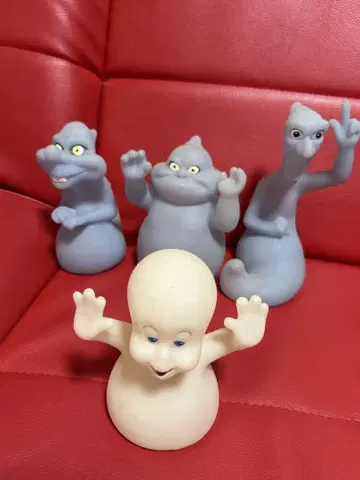 캐스퍼 축광 피규어 4종 세트 피자 햇 90's