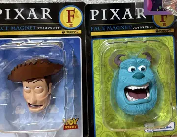 PIXAR 페이스 마그넷 우디 샐리 2개 세트