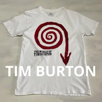 레어 팀 버튼 세계전 TIM BURTON 팀 버튼 티셔츠