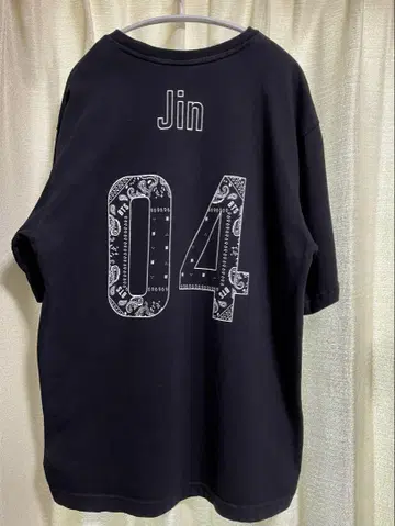 BTS JIN 티셔츠 블랙 L 사이즈