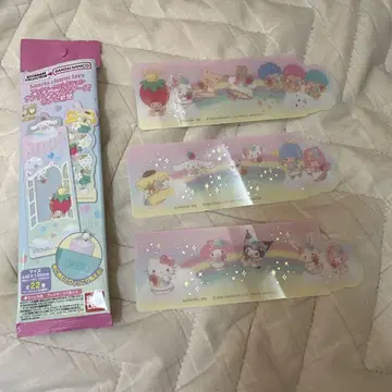 산리오 북마크 컬렉션 딸기 신문 시크릿