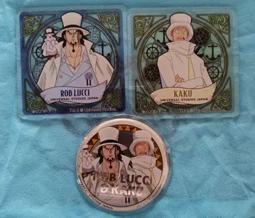 USJ 유니버셜 ONE PIECE 선리스 코스터 루치 & 카쿠