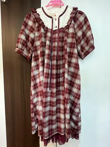 axesfemme 체크 원피스 M 사이즈