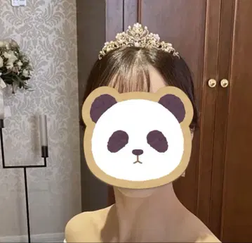 ANNAN WEDDING 골드 티아라