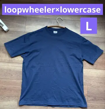 새상품급 loopwheeler lowercase 네이비 티셔츠 L 사이즈