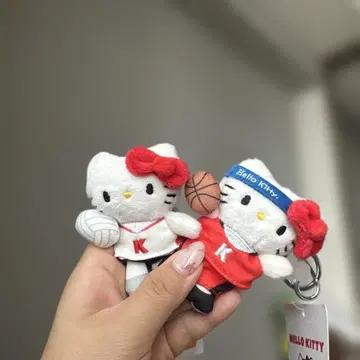 .st 로리즈팜 토이 키링 3 배구 농구 키티 2개 세트