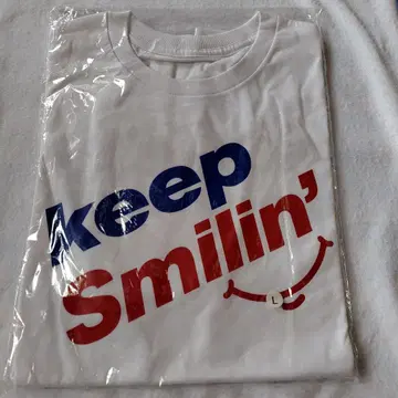 사잔 올스타즈 Keep Smilin' 티셔츠 L 사이즈 미개봉 새상품
