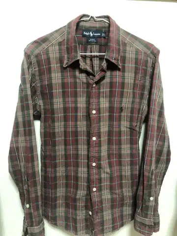 Ralph Lauren Blake 체크 무늬 플란넬 셔츠 L