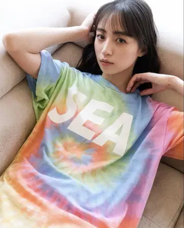 M WIND AND SEA LIMITED TIE-DYE TEE 멀티