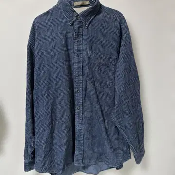 haggar 체크 무늬 긴팔 셔츠 L 사이즈