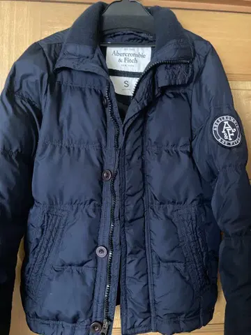 Abercrombie & Fitch 네이비 다운 자켓 S